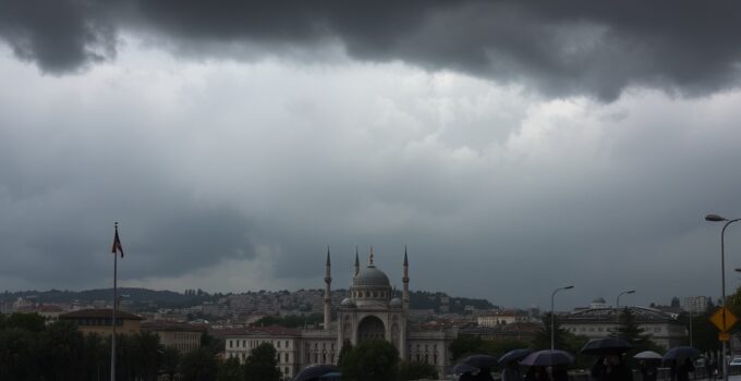 Meteoroloji 12 İlde Kuvvetli Sağanak Uyarısı Yaptı! 2026